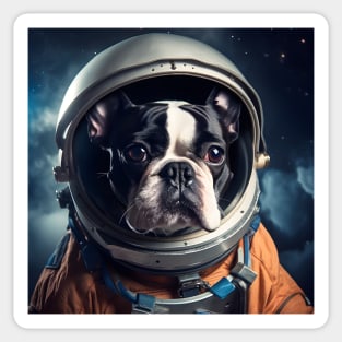 Astro Dog - Boston Terrier Sticker